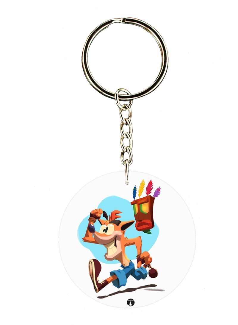 Crash Printed Keychain