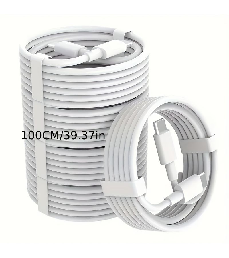 5pcs Set 60W USB C to USB C Fast Charging Data Cable for iPhone 16 15 Pro Max iPad Pro MacBook Air - Image 5