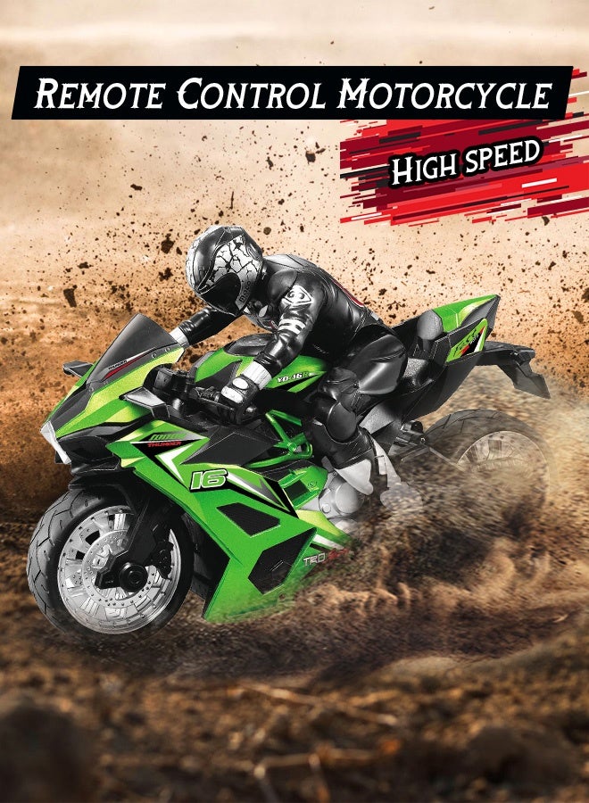 2.4G motorcycle, off-road vehicle, stunt climbing remote control car, drift 4WD remote control car, children's model toy car - Image 1