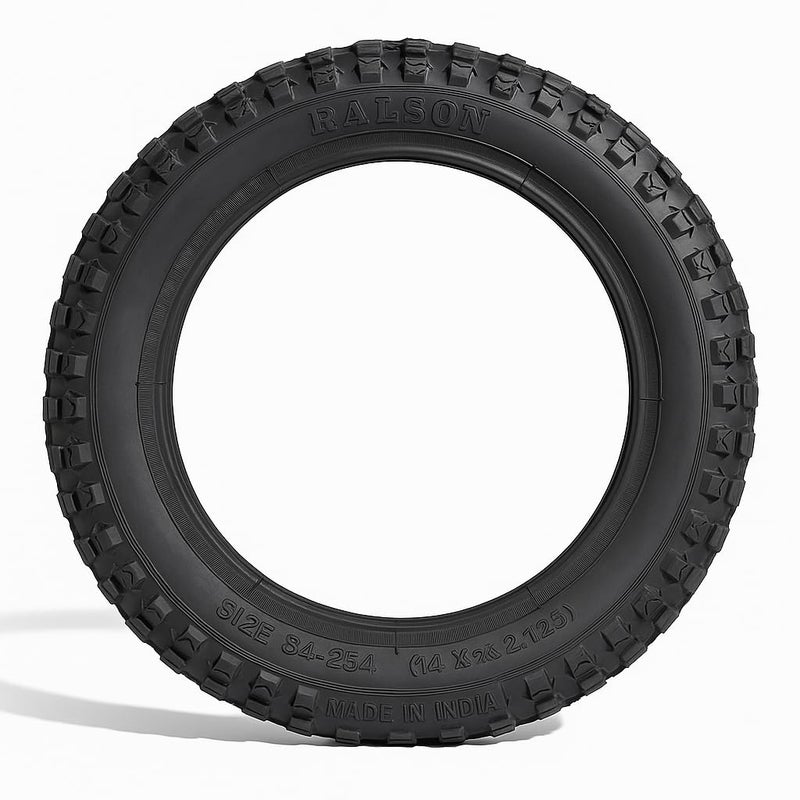 RALSON 14x2.125 Kids Bicycle Tyre | Durable Rubber BMX & Children’s Bike Tyre – Strong Grip, Safe Ride & Puncture Resistant by Ralson - Image 2