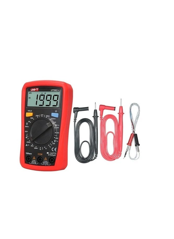 UNI-T Uni-T UT33C+ Digital Multimeter Voltage Current Resistance  - Image 2