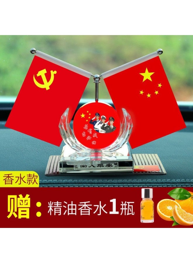 Car Ornaments New Men's Car Center Console Creative Decoration National Day Gift Small Ornaments Car Accessories New