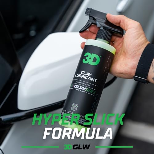 3D Clay Lubricant GLW Series | DIY Car Detailing | Hyper Slick Lubrication for Clay Bars | Eliminates Contaminants from Paint | Ultra Surface Protection | Decontamination Formula | Easy to Use | 16oz - Image 5