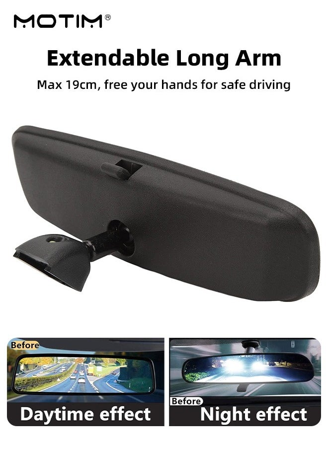 Motim - Hyundai & KIA Rear View Mirror 85101 3X100, Interior Rear View Mirror, to Reduce Blind Spot Effectively, Panoramic Rear View Mirror Replacement for Hyundai Accent Elantra Forte I11- 15 - Image 1