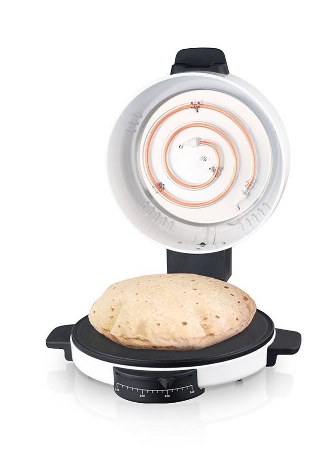 Saachi Tortilla And Pizza Bread Maker 1800 W NL-RM-4979-WH White - Image 1