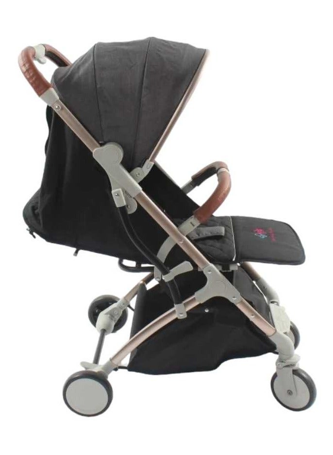 Everything For Kids Travel Baby Stroller Light Aluminum Frame One Second Folding With Hand Trolley Ideal For Airplane Cabin - Image 3