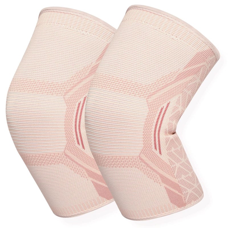 DR. FITZY (1 PAIR Anti-slip and breathable sports knee caps for women gym, patella knee support for woman running and squats, high compression ortho knee cap for woman(2pcs knee pads for women) - Image 1