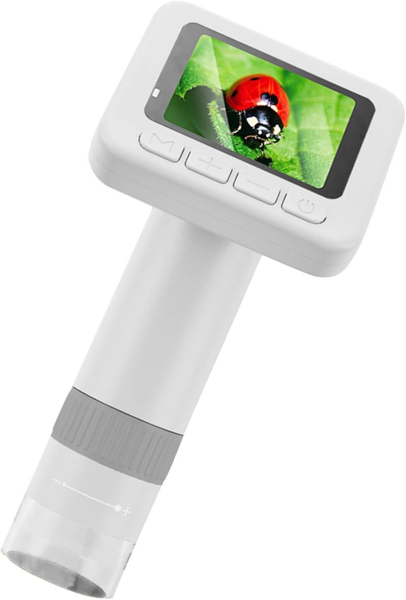 Compact Exploration Device with 700mAh Battery & Live Display, Adjustable LED Hoop Lighting for Labs & Hobbyists Rechargeable Transportable Instrument - Image 1