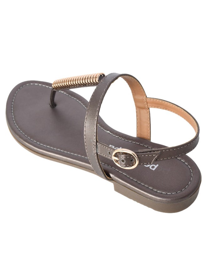 Peterpapa Embellished Strap Sandals with Buckle - Image 3