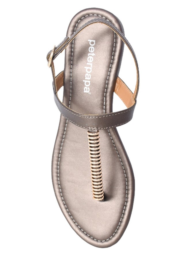 Peterpapa Embellished Strap Sandals with Buckle - Image 4