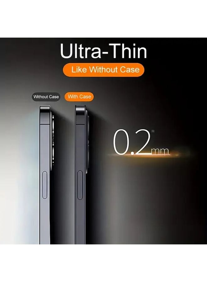 Black Frosted Clear Case For iPhone 17 Pro Max Soft Back Transparent Camera - Image 4