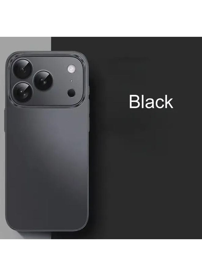 Black Frosted Clear Case For iPhone 17 Pro Max Soft Back Transparent Camera - Image 2