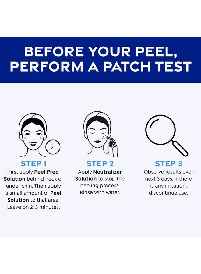 Medpeel Salicylic Acid 10% Essential Peel Kit Includes Peel Prep Neutralizer Light Strength Professional Grade Chemical Face Peel Perfect For Beginners And To Exfoliate Skin 1Oz/30Ml (Kit Of 3) - Image 5