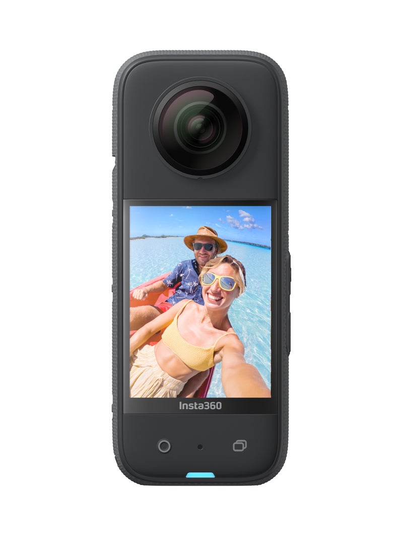 انستا 360 كاميرا Insta360 X3 مقاومة للماء 360 درجة مع مستشعر 1/2 بوصة 48 ميجابكسل 5.7K 360 فيديو HDR نشط 72 ميجابكسل 360 صورة 4K عدسة واحدة ثابتة شاشة لمس 2.29 بوصة - Image 3