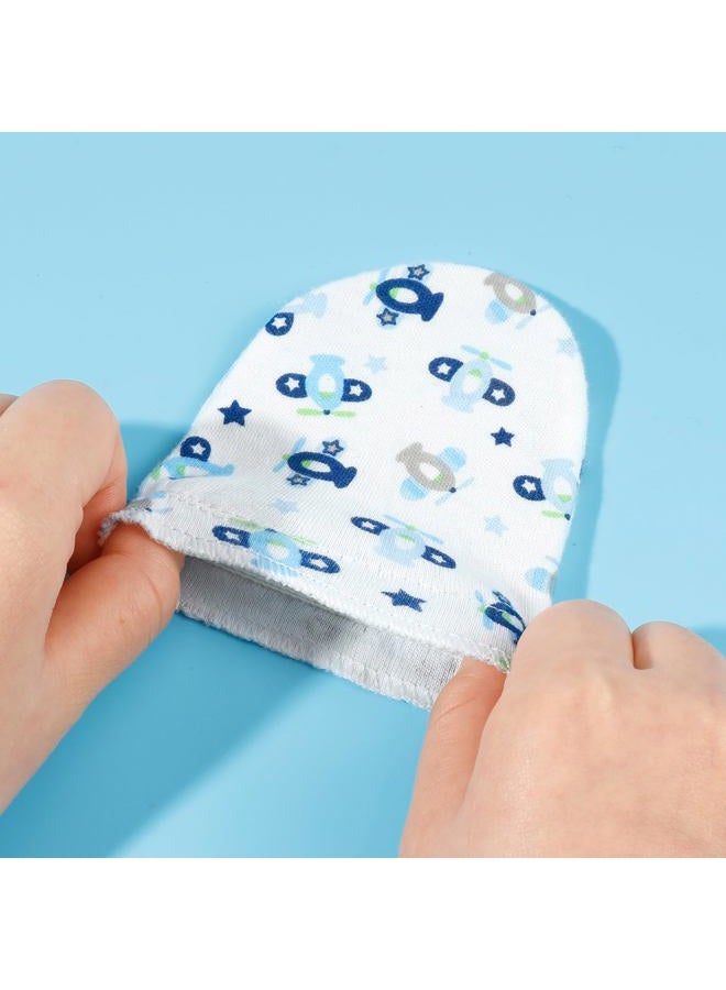 ONESING 10 Pairs Baby Mittens Newborn Mittens No Scratch 0-14 Months Baby Essentials Warm Mittens for Newborn Baby Boys Girls, Color E - Image 3
