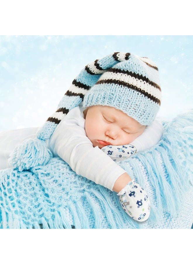ONESING 10 Pairs Baby Mittens Newborn Mittens No Scratch 0-14 Months Baby Essentials Warm Mittens for Newborn Baby Boys Girls, Color E - Image 5