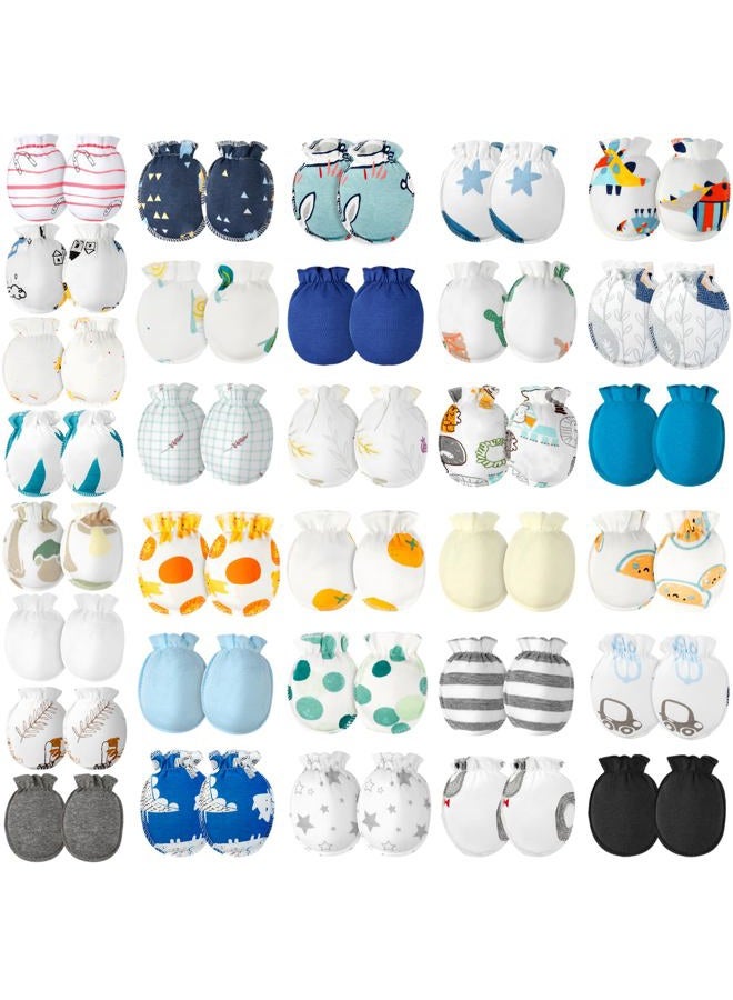 ONESING 10 Pairs Baby Mittens Newborn Mittens No Scratch 0-14 Months Baby Essentials Warm Mittens for Newborn Baby Boys Girls, Color E - Image 1