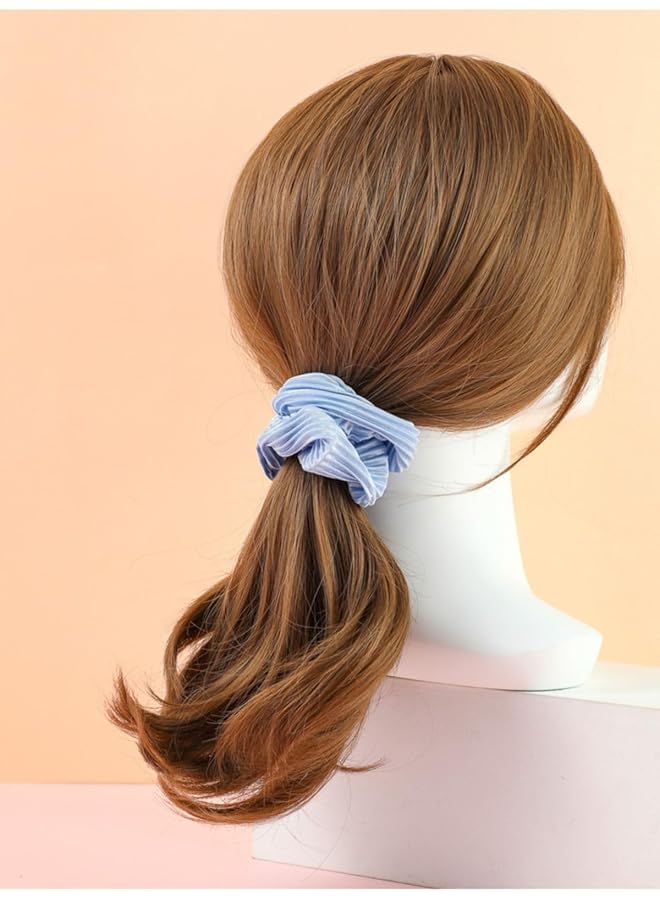 Miniso Hair Tie 3 Pieces Blue - Image 4