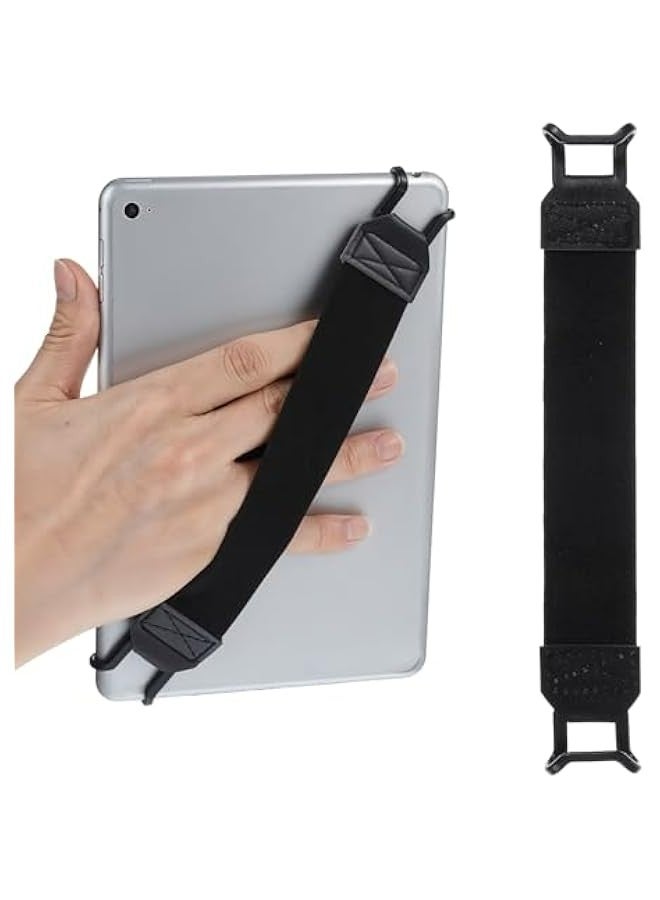 Universal Tablet Finger Grip Holder with High Elasticity Hand Strap Stretchable to 8.27-14.96 inches for E-Reader - Image 1