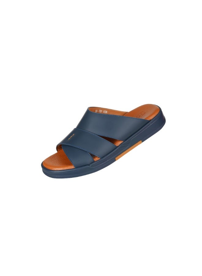 barjeel uno 008-3745 Barjeel Uno Mens Arabic Sandals MSA 125 Navy - Image 1