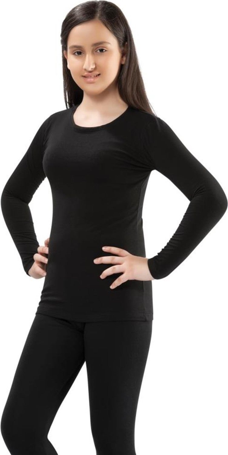 KOTA Thermal Girl Long Sleeve Undershirt Tights Underwear Set  - Image 1
