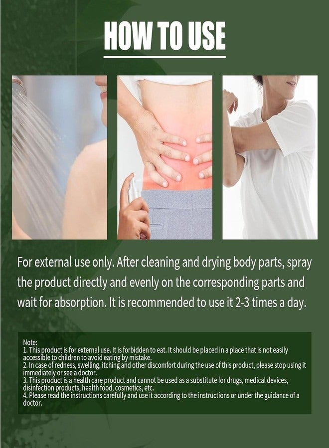 بخاخ بارد لتخفيف آلام العمود الفقري القطني، بخاخات لتخفيف آلام الظهر، بخاخات جل لتخفيف آلام عرق النسا، بخاخات عشبية لتخفيف آلام أسفل الظهر، بخاخ بارد لتخفيف آلام أسفل الظهر - Image 4