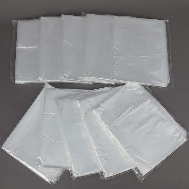 Lasenersm 100 Pieces Disposable Plastic Cage Liners for Small Animals (50x30cm, Transparent) - Image 2