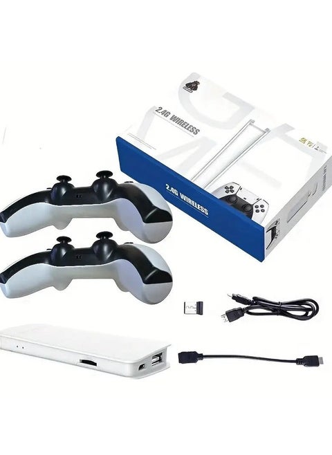 M15 Retro Game Stick – Plug and Play Video Game Console with 4K HDTV Output, Wireless Controller – Classic Gaming Console with Preloaded Retro Games – Ideal for TV, Family Entertainment, and Nostalgic Gamers