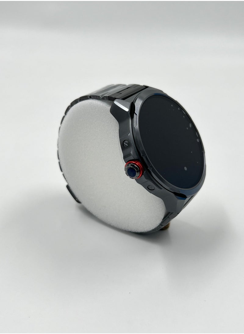 Oteeto - Oteeto Watch 6 1.93 Inch AMOLED Display Smart watch With 2 Pair Strap and Wireless Charger For Men's - Image 1