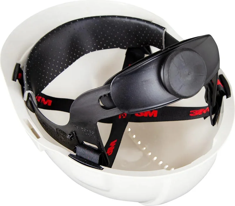 3M G3000 Adjustable Ventilated White Work Safety Helmet 5 Pieces