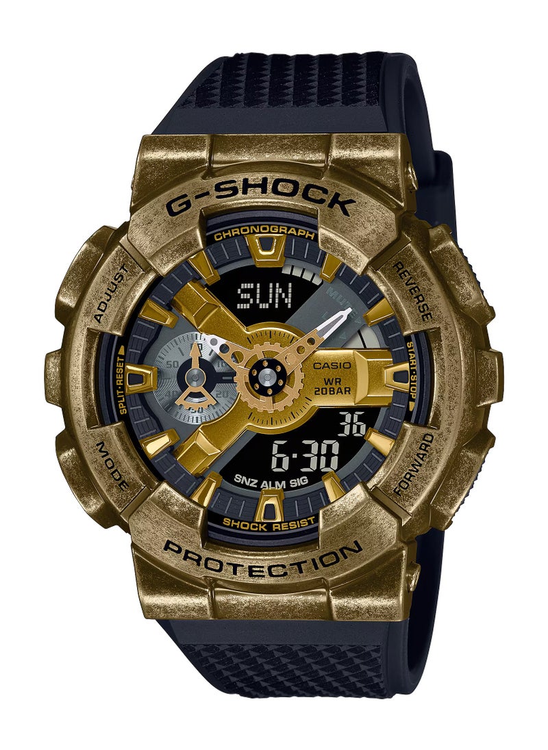 G-SHOCK - Analog+Digital Resin Strap Mens Watch GM-110VG-1A9 - Image 1