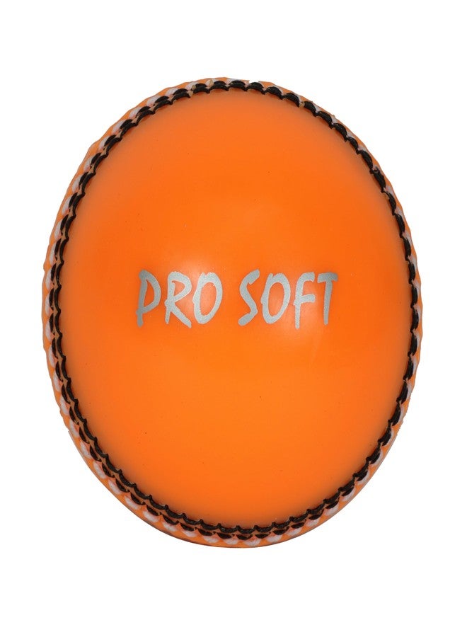 KNK Rubber Cricket Tennis Ball - Lightweight for Cricket & Tennis Practice (Pack of 3, Orange) - Image 3