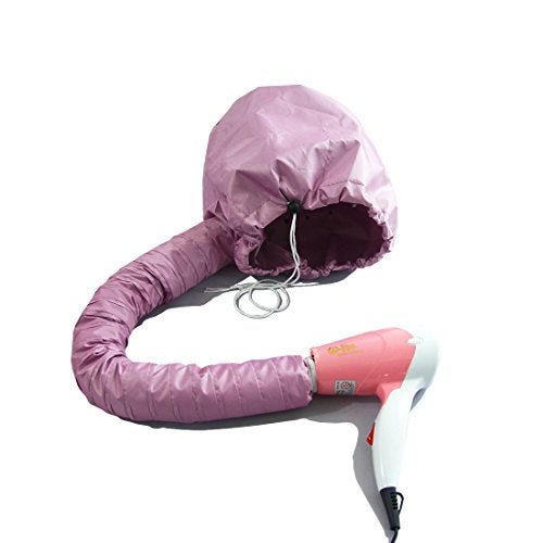 Winvin Portable Hair Dryer Attachment Adjustable Hooded Dryer for Drying Styling Curling and Deep Conditioning Pink - Image 3