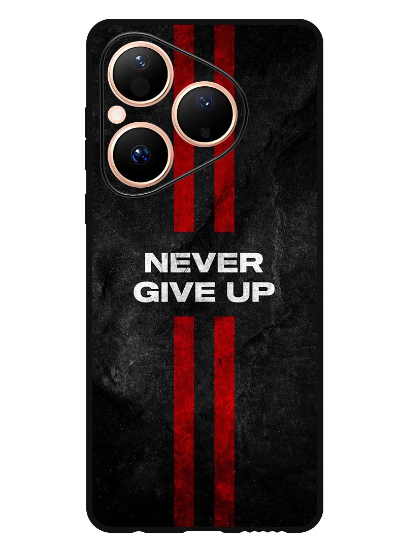 Theodor Case Compatible with Huawei Pura 80 6.6 Inch Protection Shockproof Bumper Cover Never Give up stripes - Image 1
