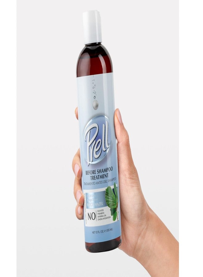 Prell Before Shampoo Treatment for Dry, Damaged Hair, Color Safe, Damage Shield with Witch Hazel 12 fl.oz. - Image 4