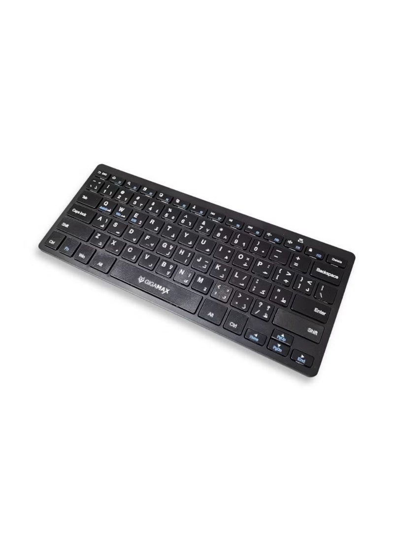 Gigamax Bluetooth Keyboard,Ultra-thin Wireless Bluetooth 5.0 Keyboard,Universal Use for iPhone/iPad Air/iPad Pro/iPad Mini/Mac,Windows,PCs,Smartphones and Tablets -black  - Image 4