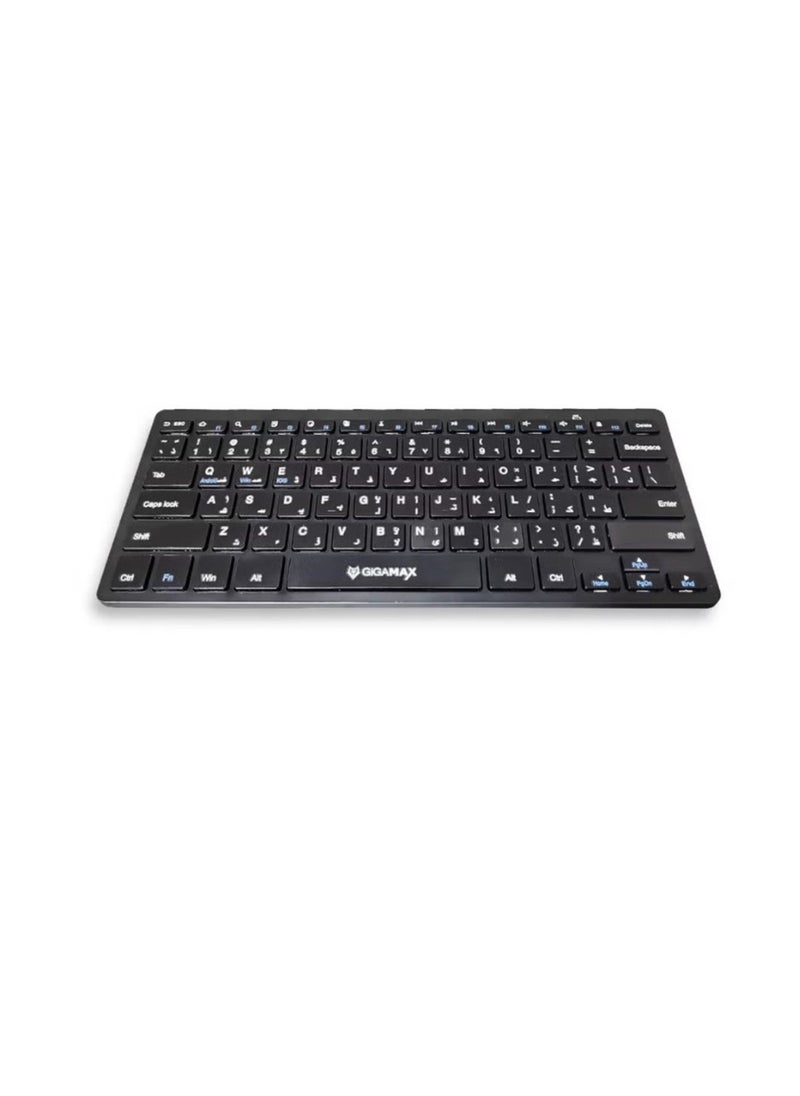 Gigamax Bluetooth Keyboard,Ultra-thin Wireless Bluetooth 5.0 Keyboard,Universal Use for iPhone/iPad Air/iPad Pro/iPad Mini/Mac,Windows,PCs,Smartphones and Tablets -black  - Image 5