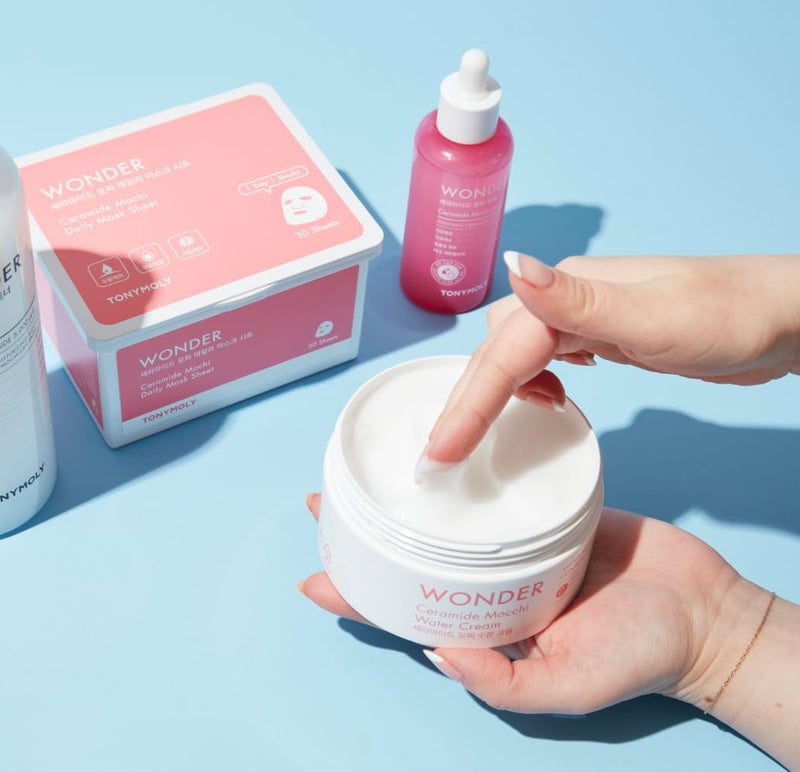 TONYMOLY كريم الماء موشي من تونيمولي وندر سيراميد، 10.58 أونصة، مرطب ومصلح للبشرة، لجميع أنواع البشرة - Image 4