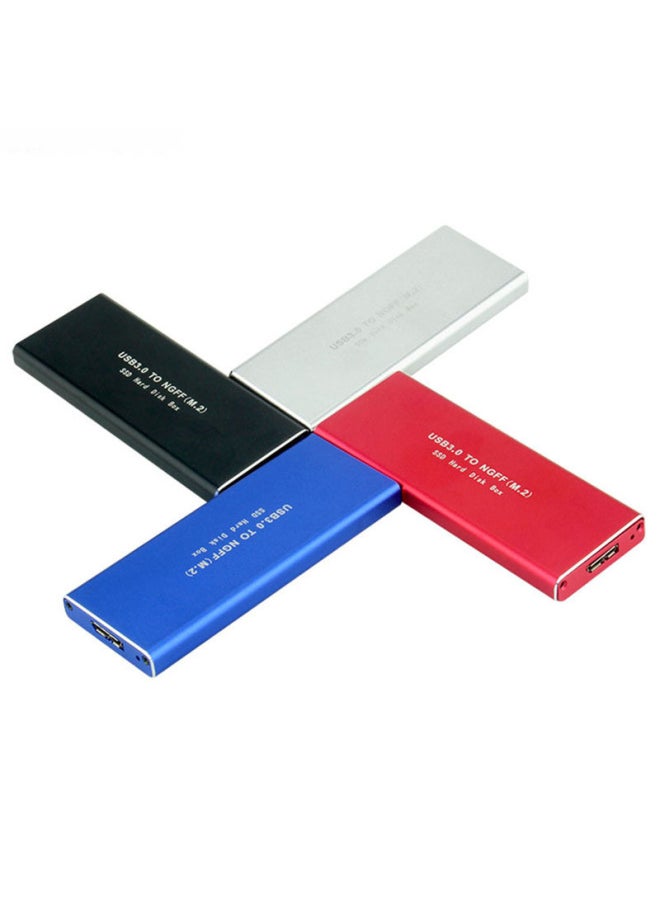 Generic - Ngff Hard Drive Box M.2 Solid State Drive Heat Dissipation Metal Shell Usb3.0 External Mobile Hard Box-Color:MN01 Black - Image 1