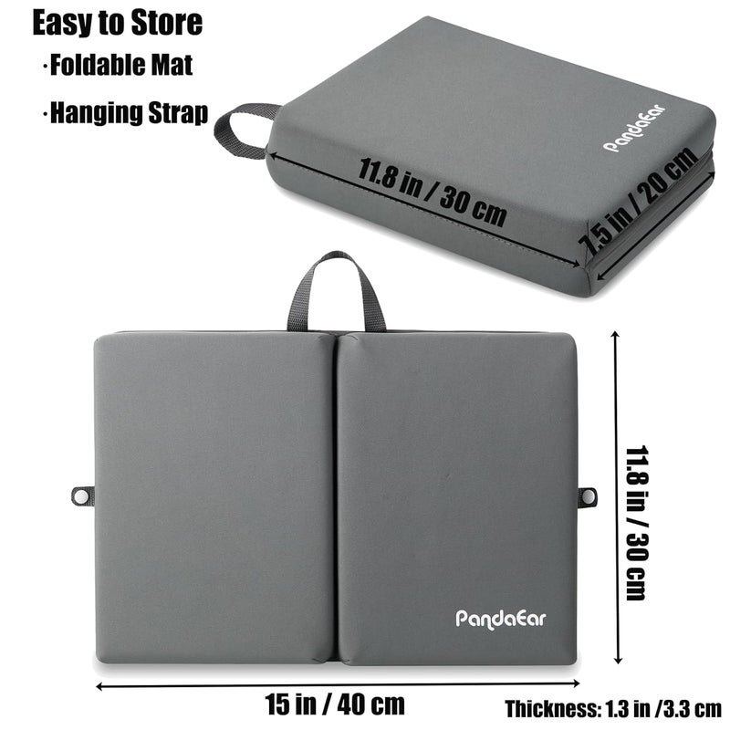 PandaEar Baby Bath Knee Pad Foldable NonSlip Kneeling Mat Cushion Foam Kneeler Mat for Toddler Bathroom Bathing Time 15 Inch Thick - Image 2