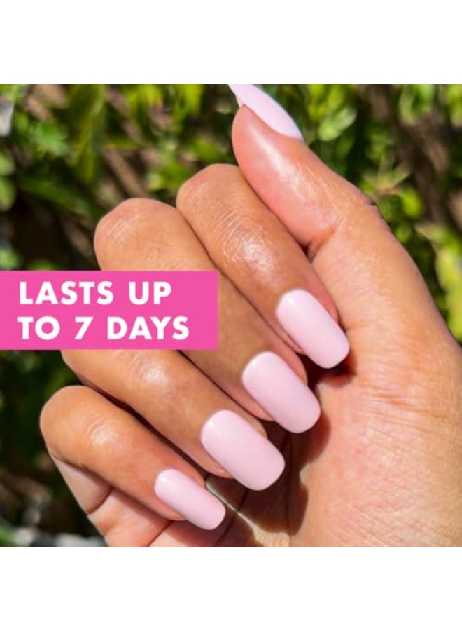 Olive & June Olive June Classic Super Stick Mani Press On Nails Valentines Day Short Squoval No Glue Needed 32 Tab Nails in 16 Sizes NonToxic Tabs Easy OnOff NonDamaging 7Day Wear Tutu Pastel Pink - Image 4