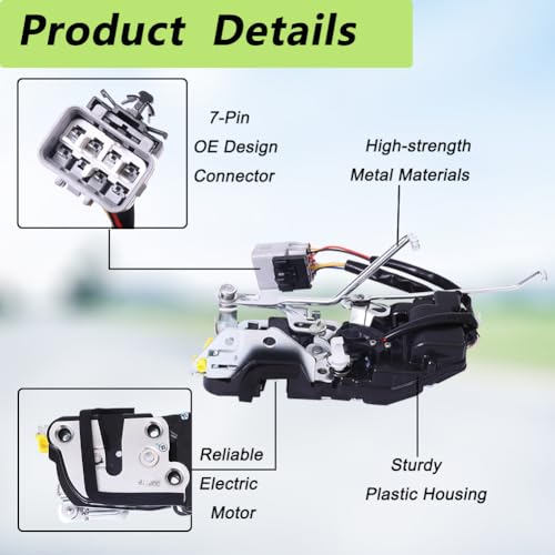 VEELECP Door Lock Actuator Compatible with 1998-2004 Tacoma Front Left Driver Side - Image 3