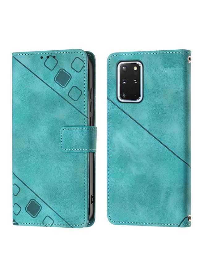 S-TOP Case For Samsung Galaxy S20+ Skin-feel Embossed Leather Phone Case - Image 2