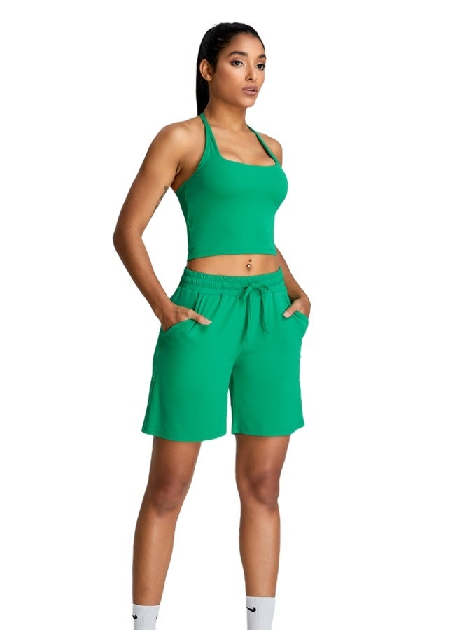 KAWN.YOGA Womens Athletic Tank Top with Square Neckline  - Image 1