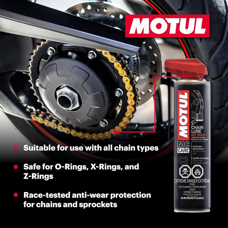 Motul Chain Care Kit Off Road - Complete Maintenance Set - Image 5