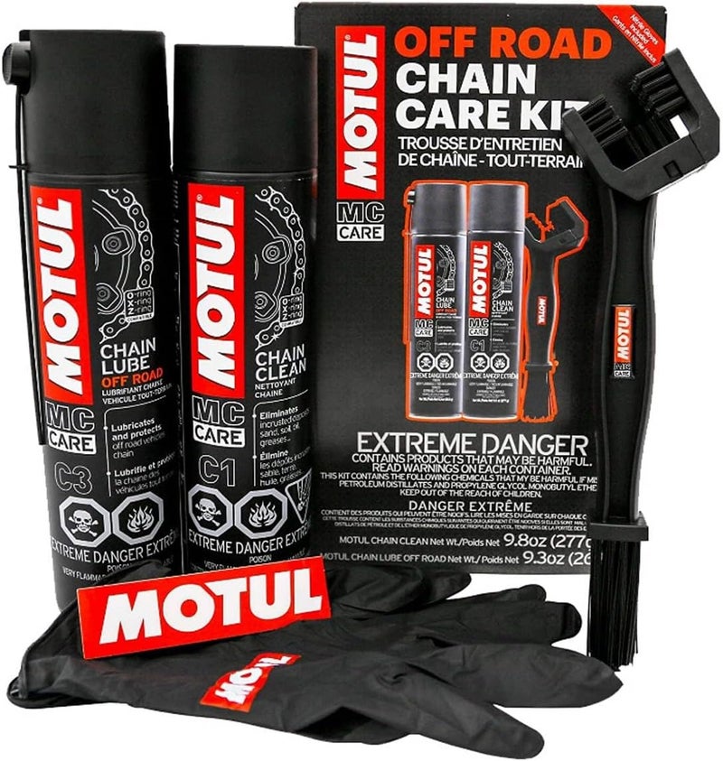 Motul Chain Care Kit Off Road - Complete Maintenance Set - Image 1