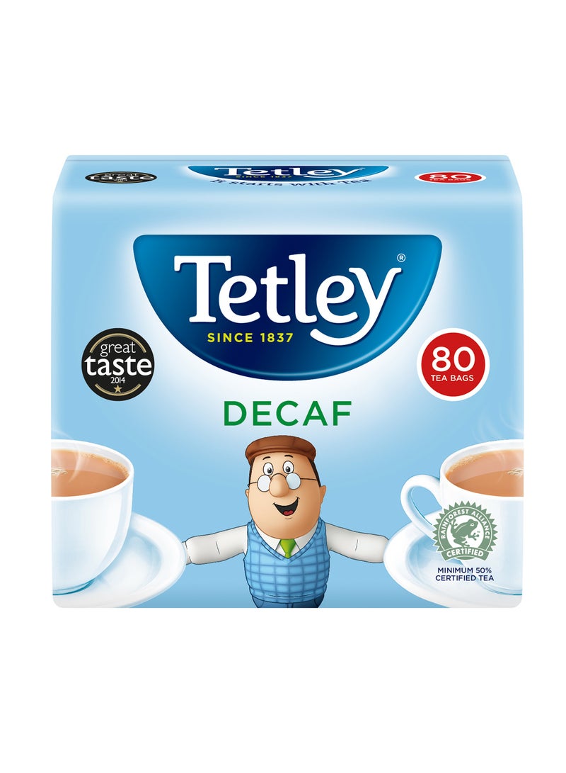 Tetley Decaf Black Tea Bags - Image 1