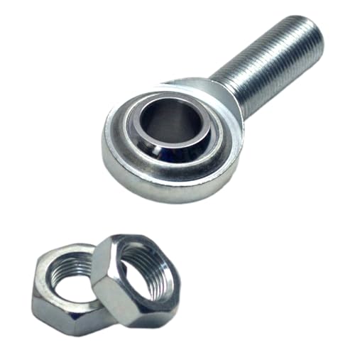 RABROPAR New 3/4" Steering Shaft Kit Steering Shaft Support, Spherical Rod End, Right Hand Male Thread Jam Nut - Image 2