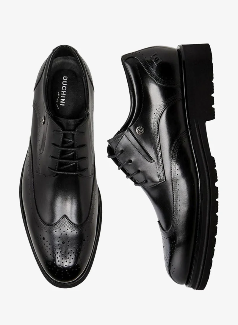 دوتشيني أحذية ديربي جلد مثقبة للرجال