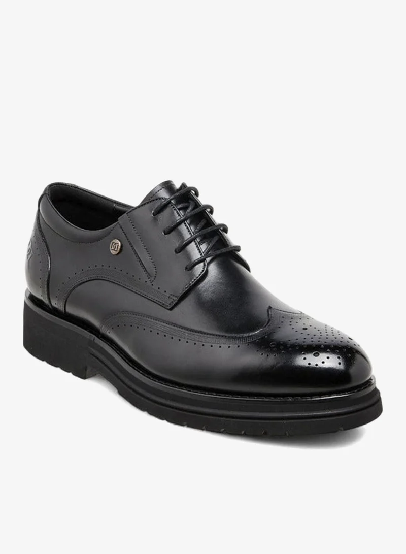 دوتشيني أحذية ديربي جلد مثقبة للرجال